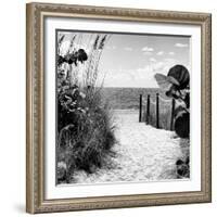 Boardwalk on the Beach - Miami - Florida-Philippe Hugonnard-Framed Photographic Print