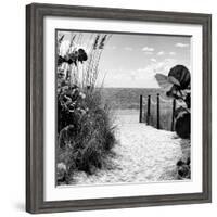 Boardwalk on the Beach - Miami - Florida-Philippe Hugonnard-Framed Photographic Print