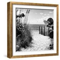 Boardwalk on the Beach - Miami - Florida-Philippe Hugonnard-Framed Photographic Print