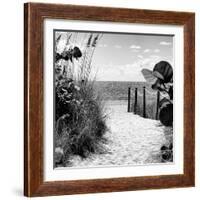 Boardwalk on the Beach - Miami - Florida-Philippe Hugonnard-Framed Photographic Print