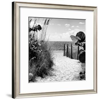 Boardwalk on the Beach - Miami - Florida-Philippe Hugonnard-Framed Photographic Print