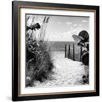 Boardwalk on the Beach - Miami - Florida-Philippe Hugonnard-Framed Photographic Print