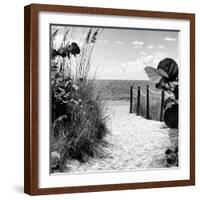Boardwalk on the Beach - Miami - Florida-Philippe Hugonnard-Framed Photographic Print