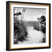 Boardwalk on the Beach - Miami - Florida-Philippe Hugonnard-Framed Photographic Print