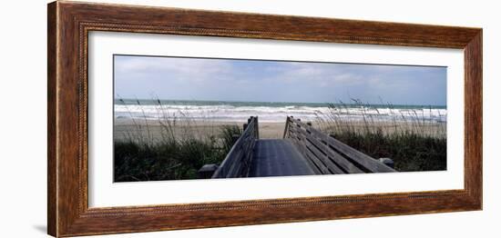 Boardwalk on the Beach, Nokomis, Sarasota County, Florida, USA--Framed Photographic Print