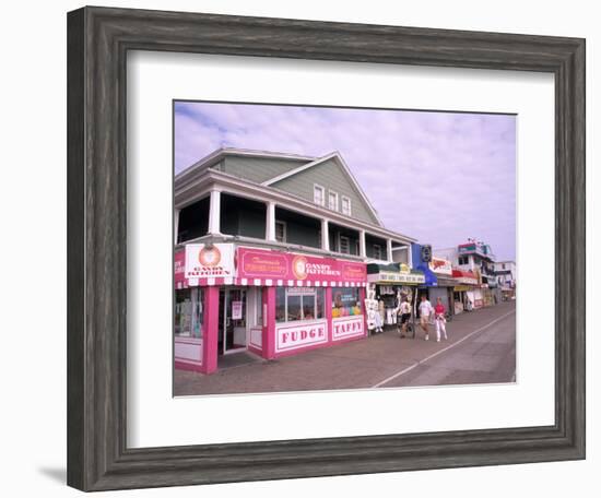 Boardwalk on the Beach, Ocean City, Maryland, USA-Bill Bachmann-Framed Photographic Print