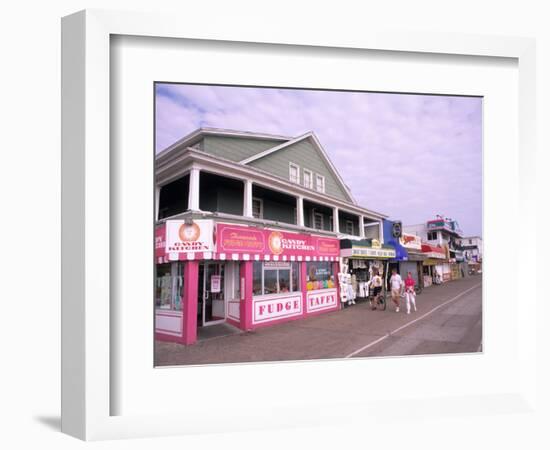 Boardwalk on the Beach, Ocean City, Maryland, USA-Bill Bachmann-Framed Photographic Print