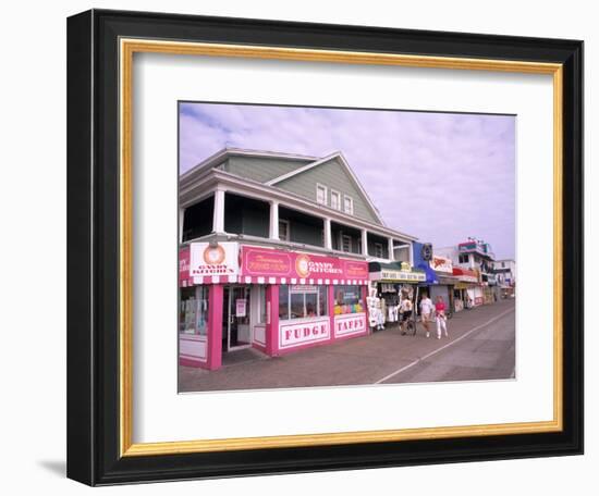 Boardwalk on the Beach, Ocean City, Maryland, USA-Bill Bachmann-Framed Photographic Print