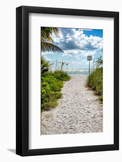 Boardwalk on the Beach-Philippe Hugonnard-Framed Photographic Print