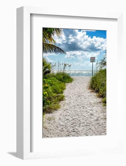 Boardwalk on the Beach-Philippe Hugonnard-Framed Photographic Print