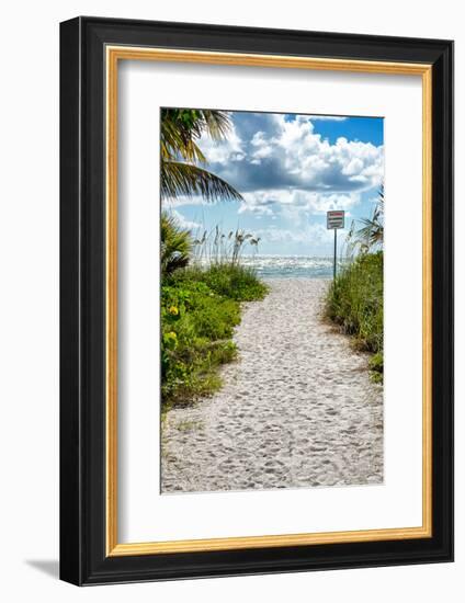 Boardwalk on the Beach-Philippe Hugonnard-Framed Photographic Print