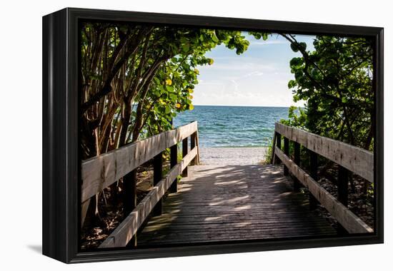 Boardwalk on the Beach-Philippe Hugonnard-Framed Premier Image Canvas