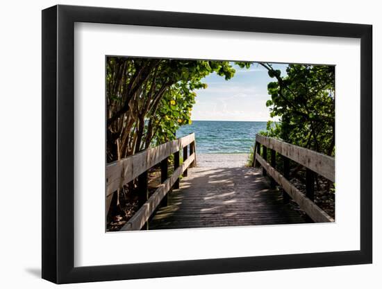 Boardwalk on the Beach-Philippe Hugonnard-Framed Photographic Print