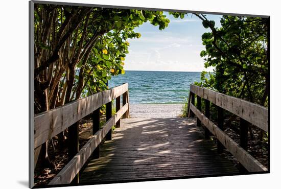 Boardwalk on the Beach-Philippe Hugonnard-Mounted Photographic Print