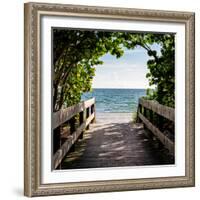 Boardwalk on the Beach-Philippe Hugonnard-Framed Photographic Print