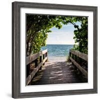 Boardwalk on the Beach-Philippe Hugonnard-Framed Photographic Print