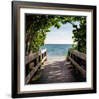 Boardwalk on the Beach-Philippe Hugonnard-Framed Photographic Print