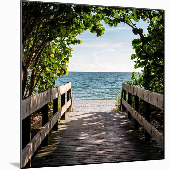 Boardwalk on the Beach-Philippe Hugonnard-Mounted Photographic Print