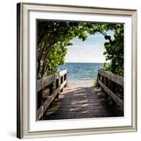 Boardwalk on the Beach-Philippe Hugonnard-Framed Photographic Print