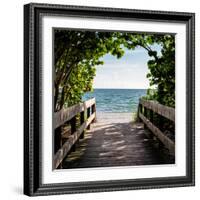 Boardwalk on the Beach-Philippe Hugonnard-Framed Photographic Print