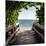 Boardwalk on the Beach-Philippe Hugonnard-Mounted Giclee Print