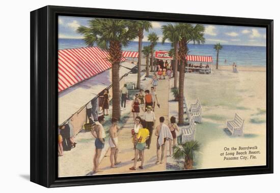Boardwalk, Panama City, Florida-null-Framed Stretched Canvas