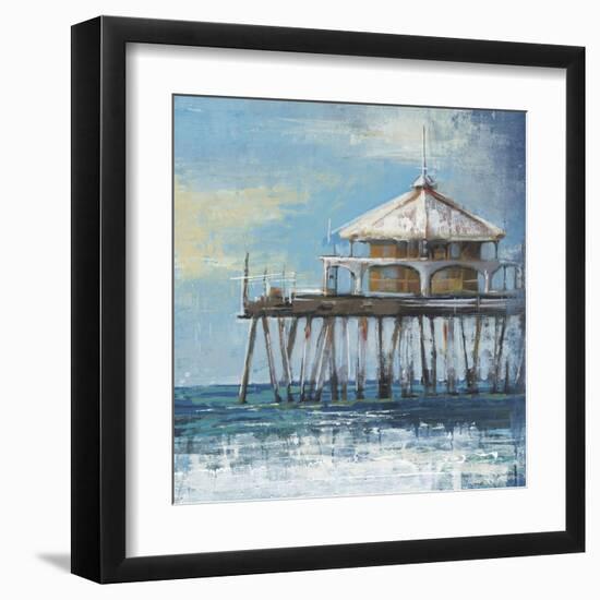 Boardwalk Pier-Liz Jardine-Framed Art Print