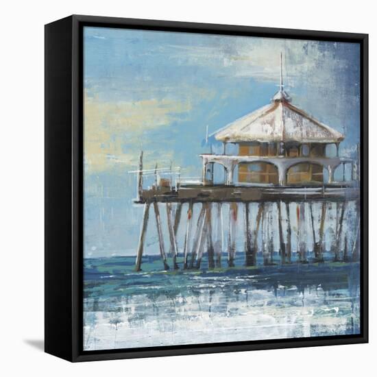 Boardwalk Pier-Liz Jardine-Framed Stretched Canvas