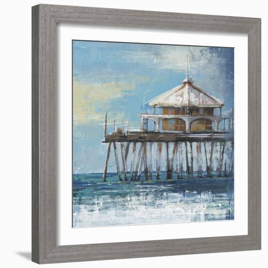 Boardwalk Pier-Liz Jardine-Framed Art Print