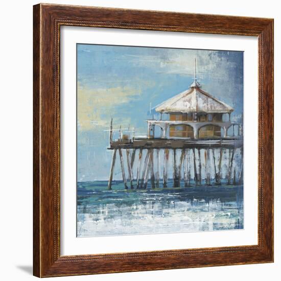 Boardwalk Pier-Liz Jardine-Framed Art Print