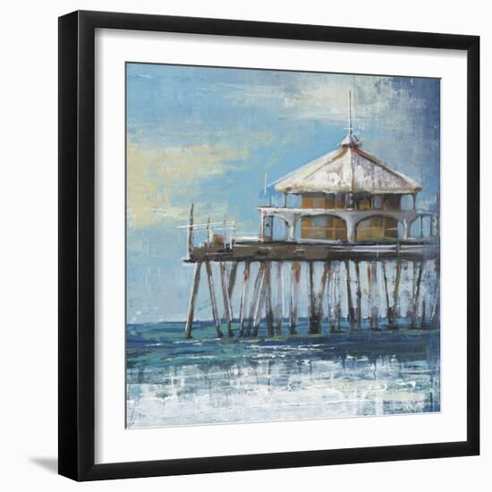 Boardwalk Pier-Liz Jardine-Framed Art Print