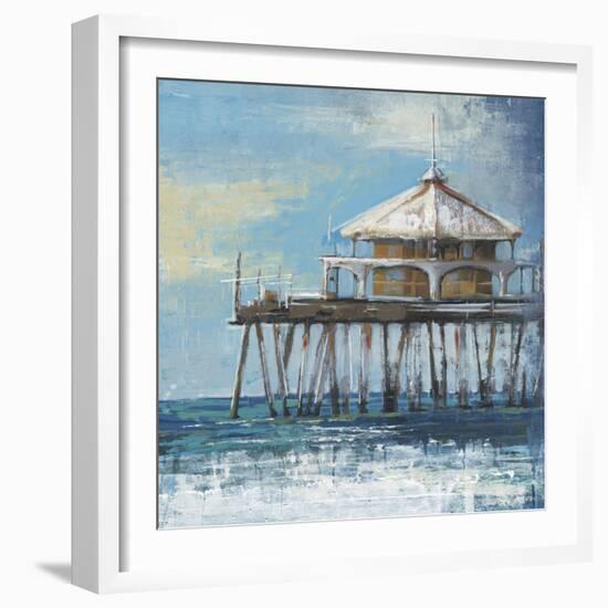 Boardwalk Pier-Liz Jardine-Framed Art Print