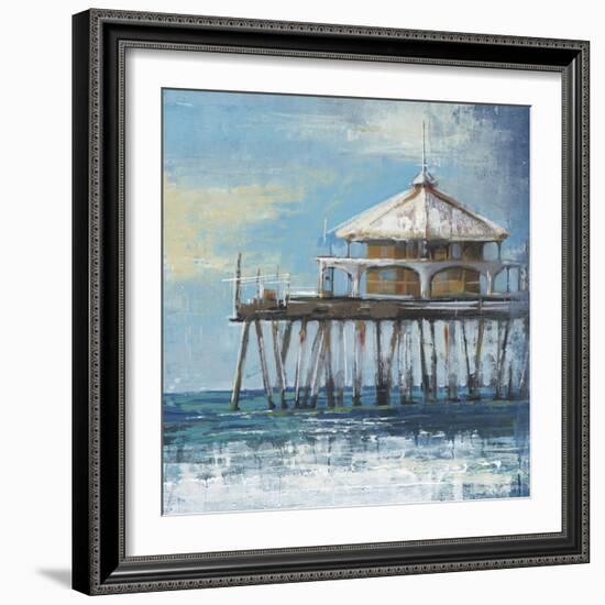 Boardwalk Pier-Liz Jardine-Framed Art Print