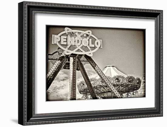 Boardwalk Rides-Doug Nelson-Framed Art Print