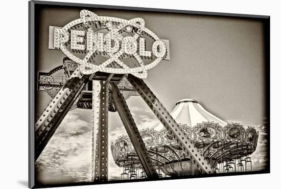 Boardwalk Rides-Doug Nelson-Mounted Art Print