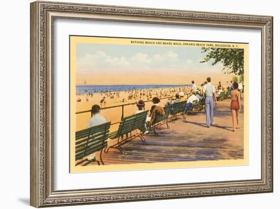 Boardwalk, Rochester, New York-null-Framed Art Print