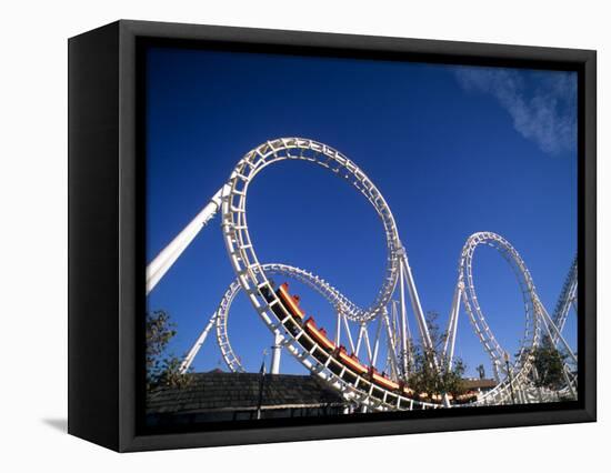 Boardwalk Roller Coaster, Ocean City, Maryland, USA-Bill Bachmann-Framed Premier Image Canvas