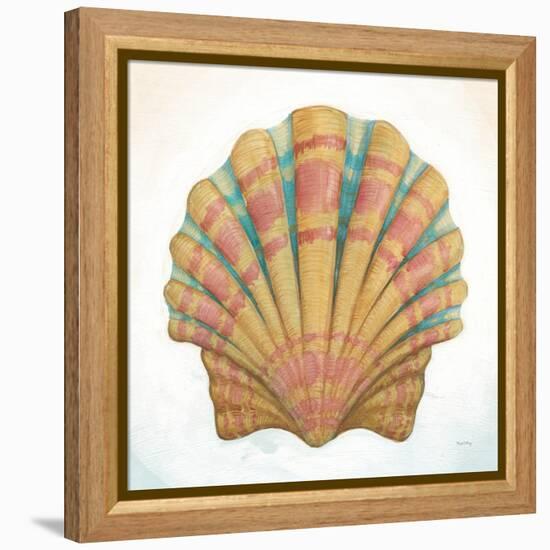 Boardwalk Scallop-Elyse DeNeige-Framed Stretched Canvas