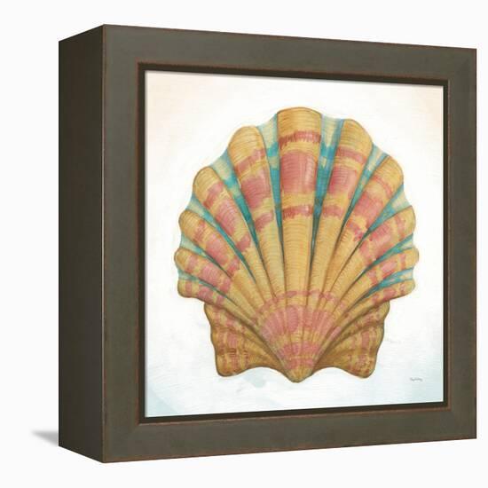 Boardwalk Scallop-Elyse DeNeige-Framed Stretched Canvas