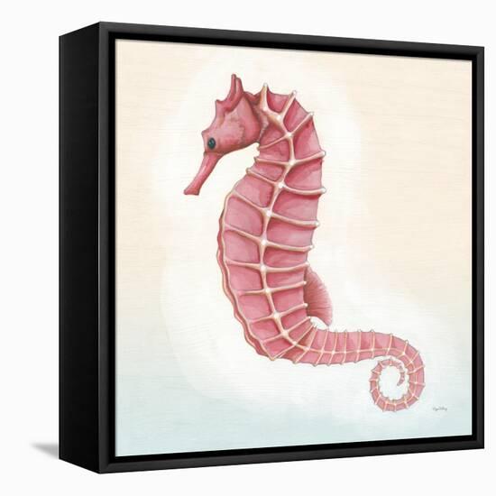 Boardwalk Seahorse-Elyse DeNeige-Framed Stretched Canvas