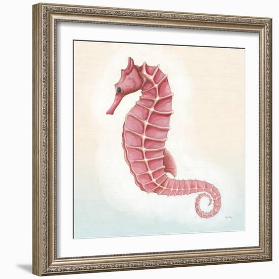 Boardwalk Seahorse-Elyse DeNeige-Framed Art Print