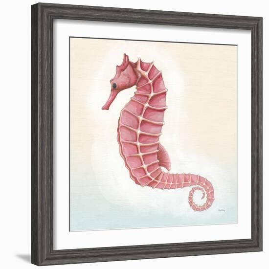 Boardwalk Seahorse-Elyse DeNeige-Framed Art Print