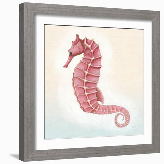 Boardwalk Seahorse-Elyse DeNeige-Framed Art Print