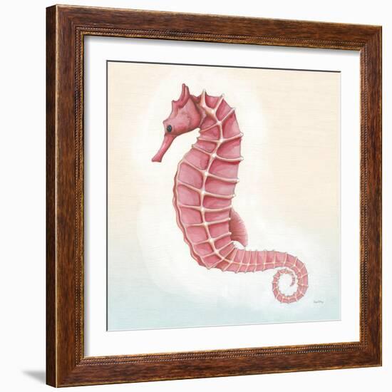 Boardwalk Seahorse-Elyse DeNeige-Framed Art Print