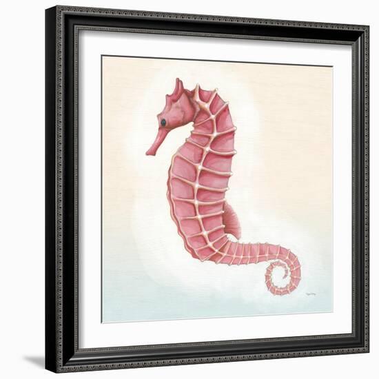 Boardwalk Seahorse-Elyse DeNeige-Framed Art Print