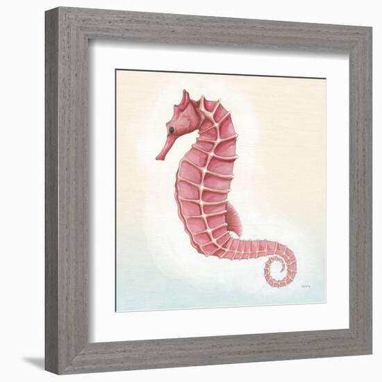 Boardwalk Seahorse-Elyse DeNeige-Framed Art Print