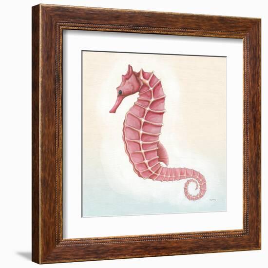 Boardwalk Seahorse-Elyse DeNeige-Framed Art Print