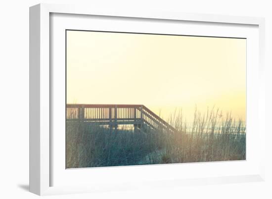 Boardwalk to the Beach-Sue Schlabach-Framed Art Print