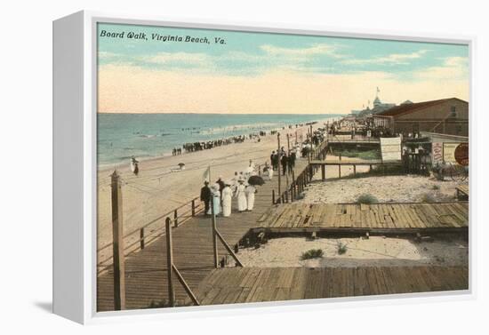 Boardwalk, Virginia Beach, Virginia-null-Framed Stretched Canvas