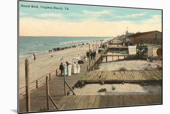 Boardwalk, Virginia Beach, Virginia-null-Mounted Art Print